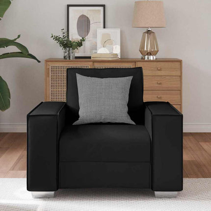 Fauteuil canapé Noir 99 x 78 x 84 cm Cuir artificiel