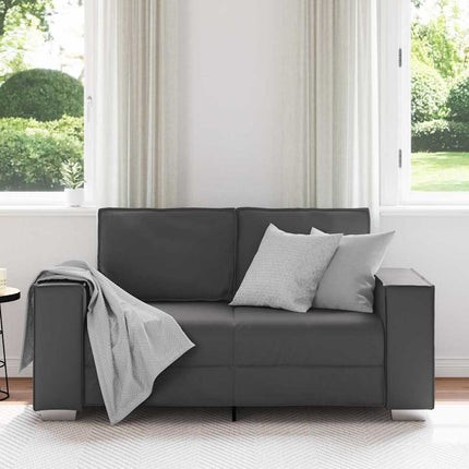 Fauteuil canapé Gris 160 x 78 x 84 cm Cuir artificiel