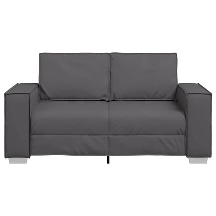 Fauteuil canapé Gris 160 x 78 x 84 cm Cuir artificiel