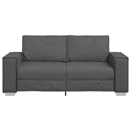 Fauteuil canapé Gris 180 x 78 x 84 cm Cuir artificiel