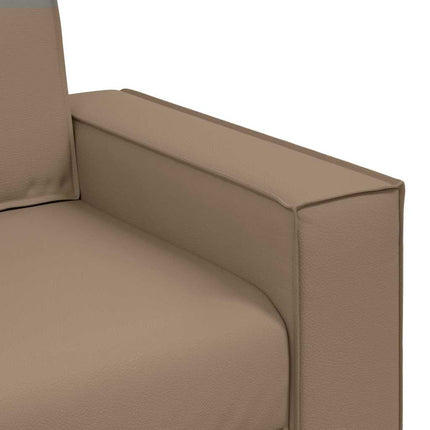 Fauteuil canapé Cappuccino 180 x 78 x 84 cm Cuir artificiel