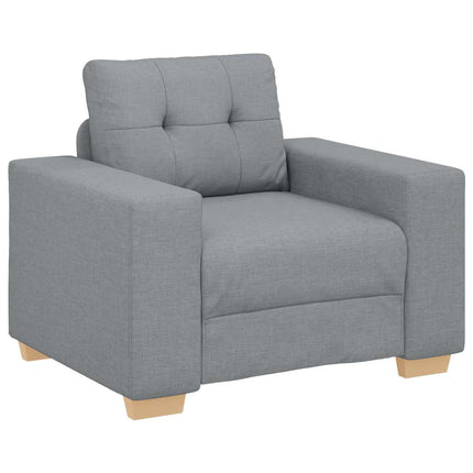 Fauteuil Gris clair 60 cm Tissu