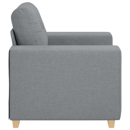 Fauteuil Gris clair 60 cm Tissu