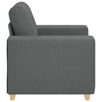 Fauteuil Gris foncé 60 cm Tissu