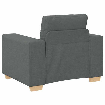 Fauteuil Gris foncé 60 cm Tissu