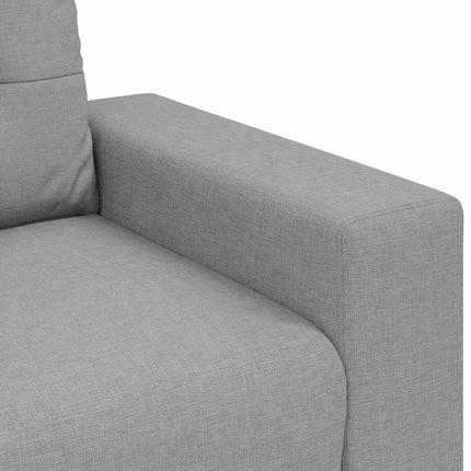Sofa 3 places avec coussin Gris nuage tissu