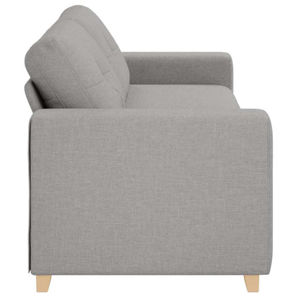 Sofa 3 places avec coussin Gris nuage tissu
