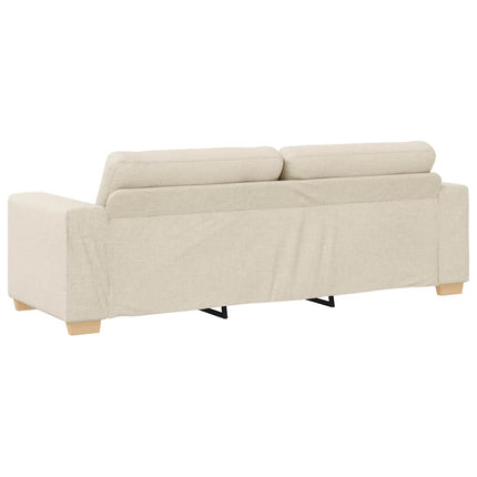 Canapé Beige 220 x 78 x 84 cm Lin