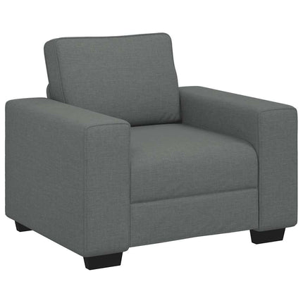 Fauteuil gris foncé 60 cm tissu