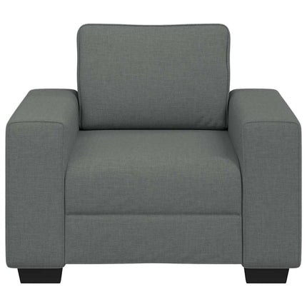 Fauteuil gris foncé 60 cm tissu