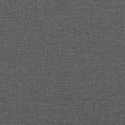 Canapé à 3 places gris foncé 180 cm tissu