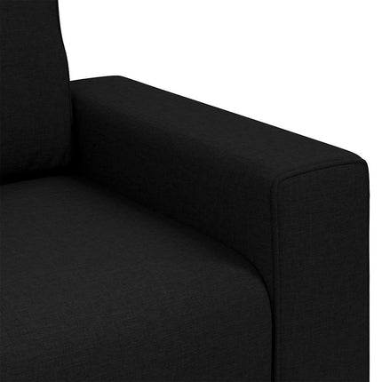 Canapé avec coussin Noir 100 x 77 x 82 cm tissu