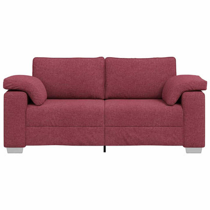 Canapé avec coussin Rouge bordeaux 180 x 77 x 82 cm tissu