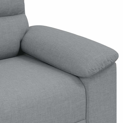 Fauteuil gris clair 60 cm tissu