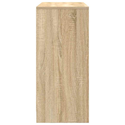 Buffet avec tiroir chêne sonoma 80x34x76 cm bois d'ingénierie