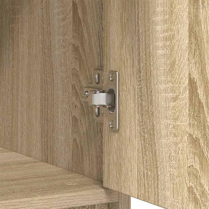 Buffet avec tiroir chêne sonoma 80x34x76 cm bois d'ingénierie