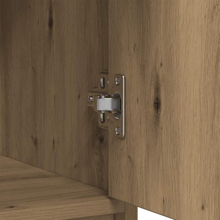 Buffet avec tiroirs et portes chêne artisanal 73x31x90 cm