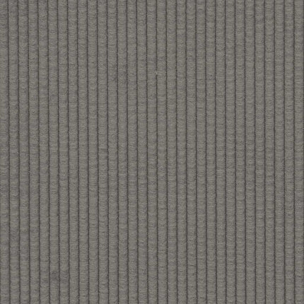 Canapé 2 places avec méridienne en L gris clair 125 cm lin