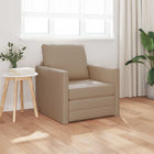 Sofa Lit de Sol Cappuccino 74 x 77 x 81 cm Faux cuir