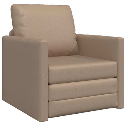 Sofa Lit de Sol Cappuccino 74 x 77 x 81 cm Faux cuir