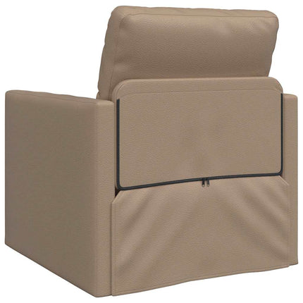 Sofa Lit de Sol Cappuccino 74 x 77 x 81 cm Faux cuir