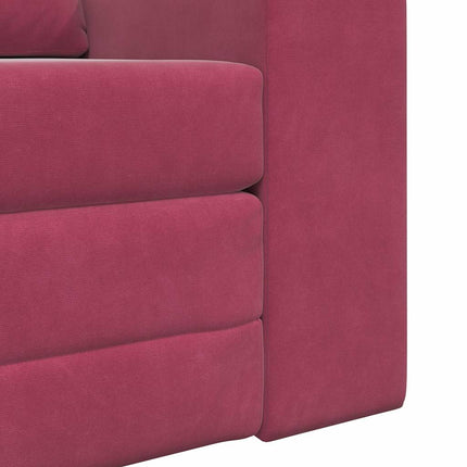 Canapé-Lit Rouge bordeaux 98 x 71 x 83 cm Velours