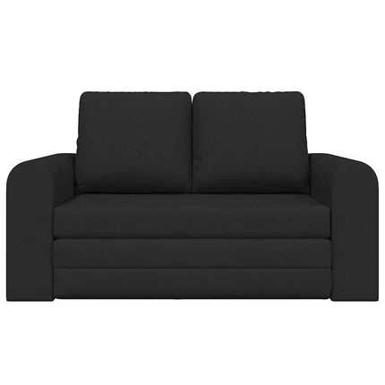 Canapé-Lit Noir 148 x 71 x 83 cm tissu