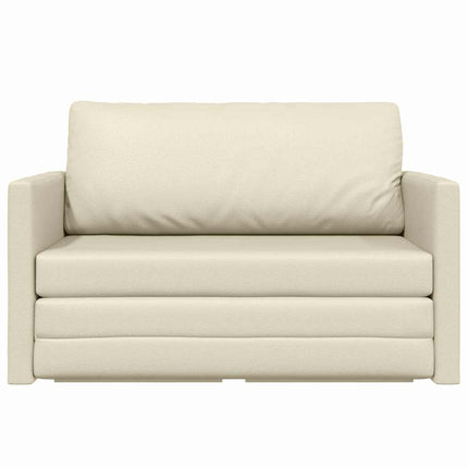 Canapé-Lit Crème 124 x 71 x 78 cm Cuir artificiel