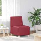 Unité de Sofa Modulaire Sans Accoudoirs Bordeaux