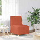 Unité de Sofa Modulaire Sans Accoudoirs Orange 55 x 74 x 82 cm