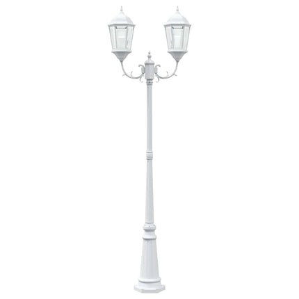 Lumière de jardin Blanc 235 cm Aluminium