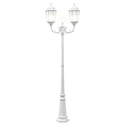 Lumière de jardin Blanc 235 cm Aluminium