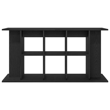 Support d'aquarium en chêne noir 120 x 40 x 60 cm Bois d'ingénierie