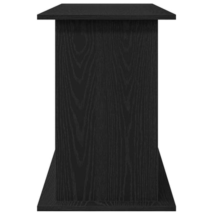 Support d'aquarium chêne noir 121x41x58 cm bois d'ingénierie