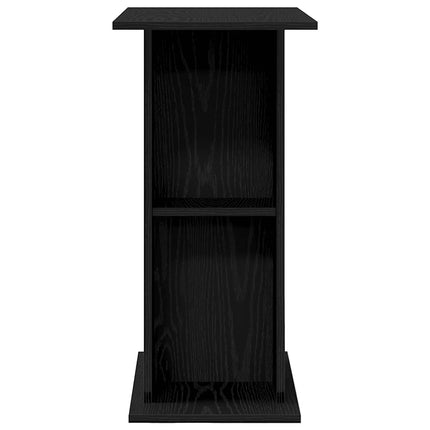Support pour aquarium chêne noir 60,5x36x72,5 cm