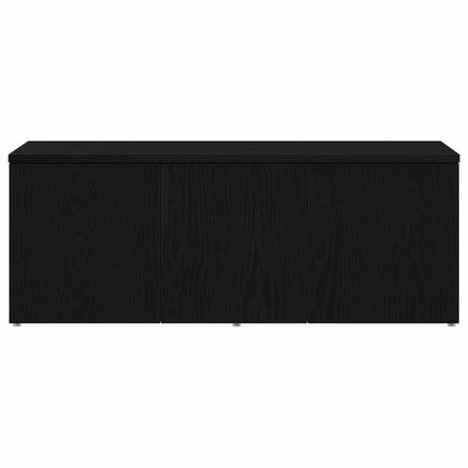 Meuble TV avec tiroir Chêne noir 80x34x30 cm Bois d'ingénierie