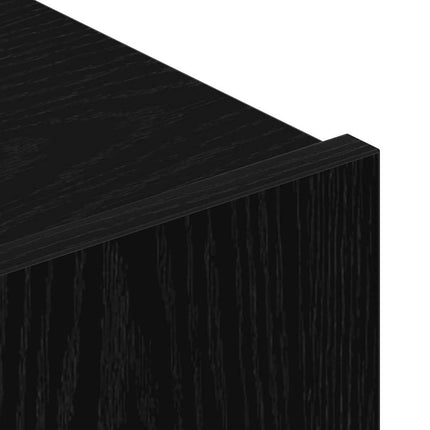 Meubles TV Chêne noir 80 x 30 x 30 cm Bois d'ingénierie