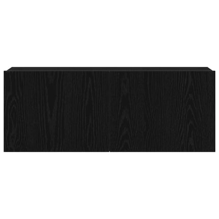 Meubles TV Chêne noir 80 x 30 x 30 cm Bois d'ingénierie