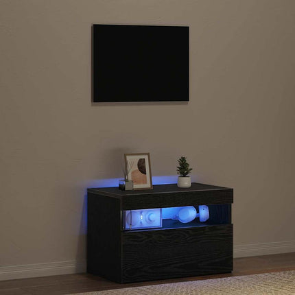 Meuble TV Noir 60 x 35 x 40 cm Bois d'ingénierie