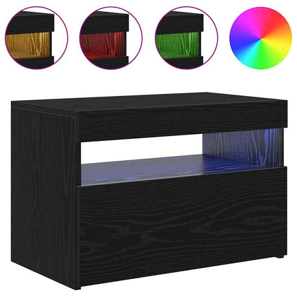 Meuble TV Noir 60 x 35 x 40 cm Bois d'ingénierie