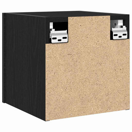 Meuble TV Chêne noir 30,5 x 30 x 30 cm Bois d'ingénierie