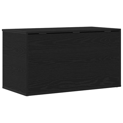 Boîte de Rangement Chêne noir 84 x 42 x 46 cm Bois d'ingénierie