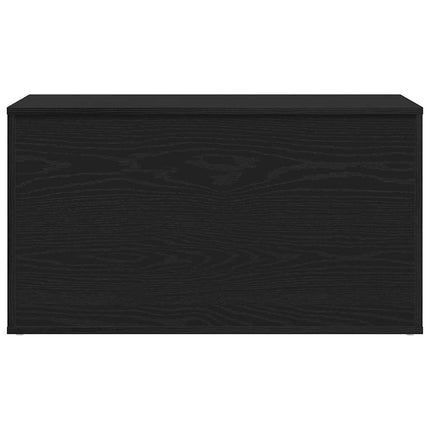 Boîte de Rangement Chêne noir 84 x 42 x 46 cm Bois d'ingénierie