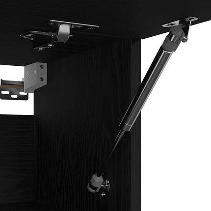 Armoire Chêne noir 100 x 32,5 x 35 cm Bois d'ingénierie