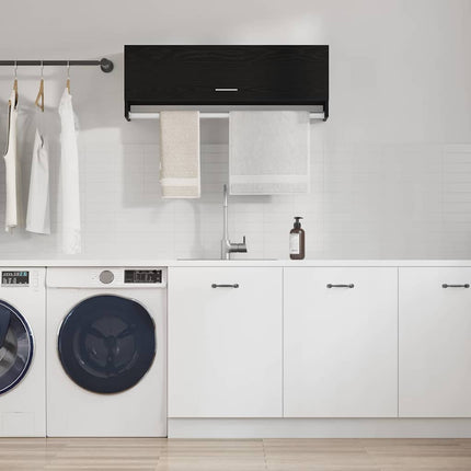 Armoire Chêne noir 100 x 32,5 x 35 cm Bois d'ingénierie