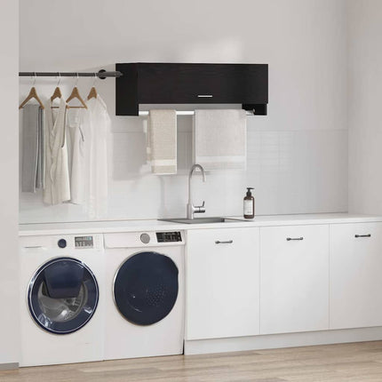 Armoire Chêne noir 100 x 32,5 x 35 cm Bois d'ingénierie