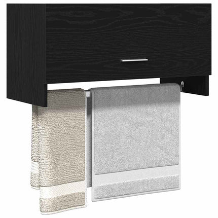 Armoire Chêne noir 70 x 32,5 x 35 cm Bois d'ingénierie