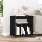 Cabinet roulant Chêne noir 60 x 45 x 55 cm Bois d'ingénierie