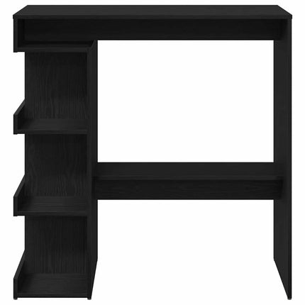 Table de bar Chêne noir 100 x 48 x 101.5 cm Bois d'ingénierie