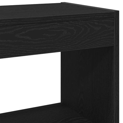 Bibliothèque 2 pcs Chêne noir 80 x 30 x 72 cm Bois d'ingénierie